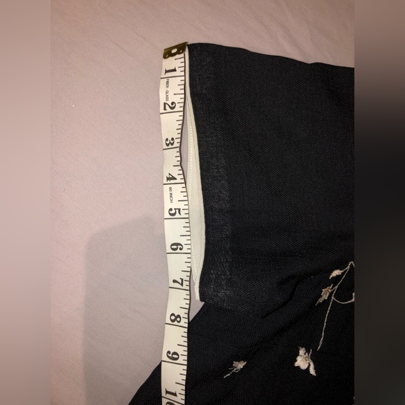 Black Skirt and Blouse Set (Blouse is embroidered). See photos for measurements - Picture 9 of 16